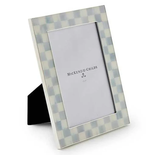 Sterling Check Silver Plated 5x7 Frame