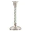 Sterling Check Small Candlestick
