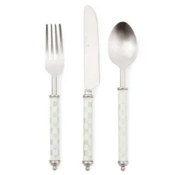 Sterling Check Supper Club 3-Piece Place Setting
