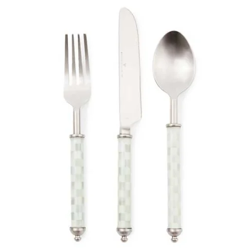 Sterling Check Supper Club 3-Piece Place Setting