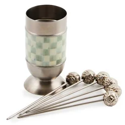 Sterling Check Supper Club Pick Set
