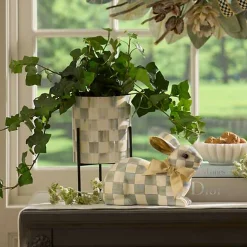 Sterling Check Tabletop Planter