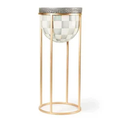 Sterling Check Tall Plant Stand
