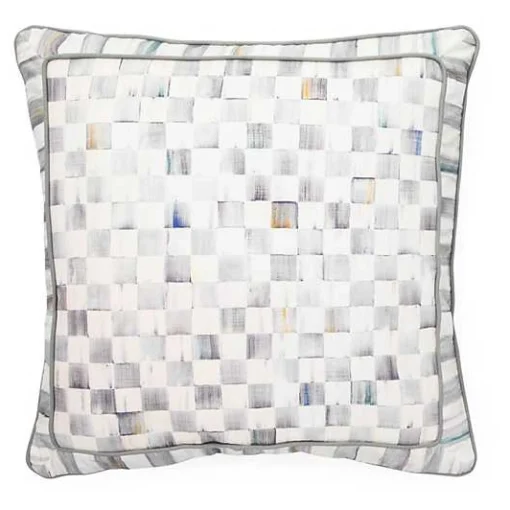 Sterling Check Throw Pillow