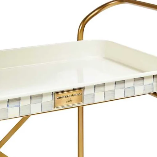 Sterling Check 2-Tier Kitchen Cart
