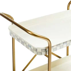 Sterling Check 2-Tier Kitchen Cart