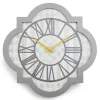 Sterling Check Tile Wall Clock