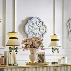 Sterling Check Tile Wall Clock