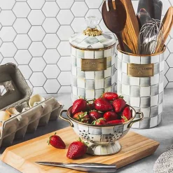 Sterling Check Utensil Holder