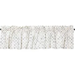 Sterling Check Valance