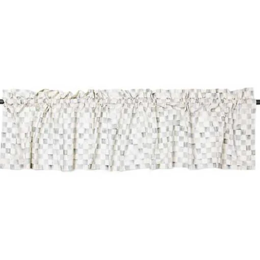 Sterling Check Valance