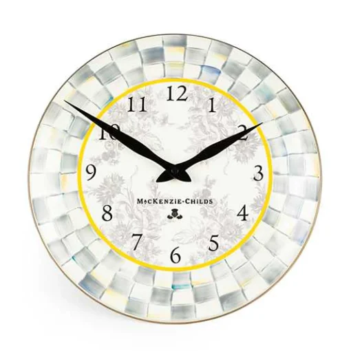Sterling Check Wall Clock