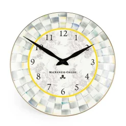 Sterling Check Wall Clock