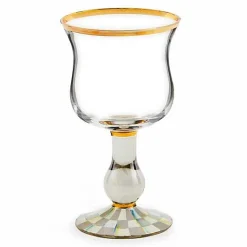 Sterling Check Wine Glass