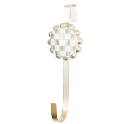 Sterling Check Wreath Hanger