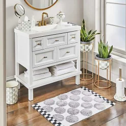 Sterling Dot Bath Rug