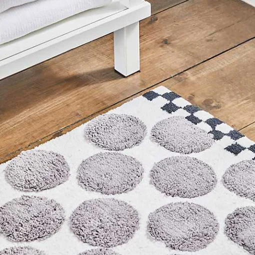 Sterling Dot Bath Rug