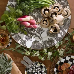 Sterling English Garden Enamel Serving Platter