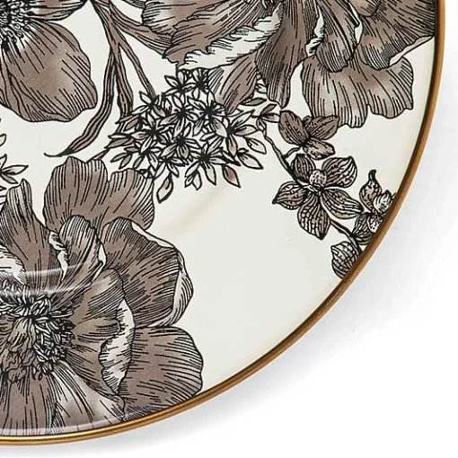 Sterling English Garden Enamel Salad/Dessert Plate