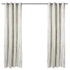 Sterling Stripe Grommet Top Curtain Panel