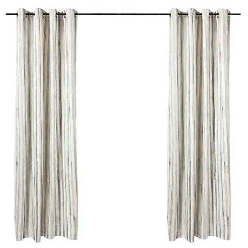 Sterling Stripe Grommet Top Curtain Panel