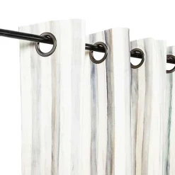 Sterling Stripe Grommet Top Curtain Panel
