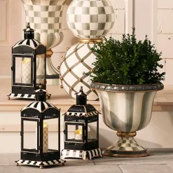 Sterling Stripe Urn