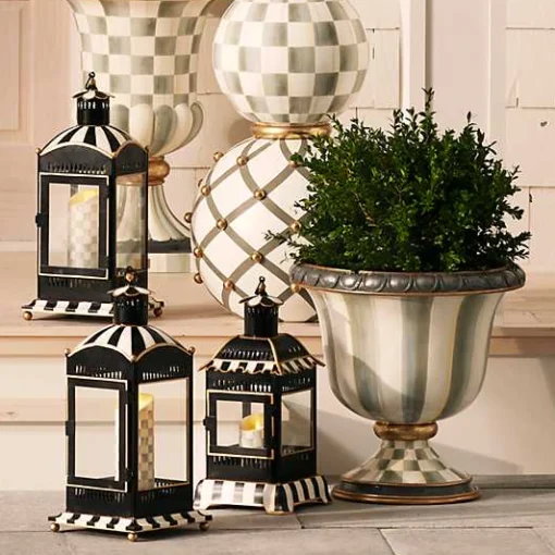 Sterling Stripe Urn