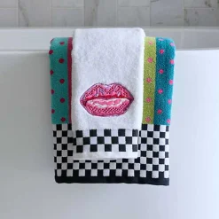 Stripe  Dot Confetti Bath Towel