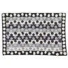 Stripe  Dot Grey Bath Rug