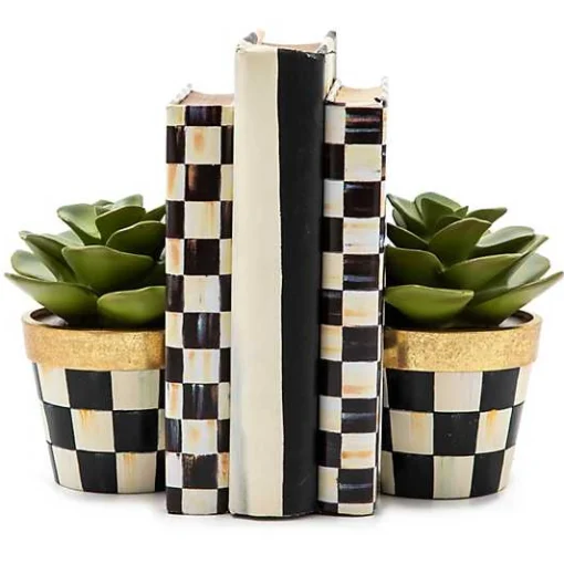 Succulent Bookends