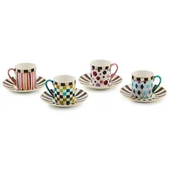 Sweetheart Espresso Cup  Saucer, Set of 4