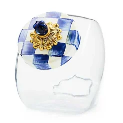 Sweets Jar with Royal Check Lid