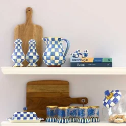 Sweets Jar with Royal Check Lid