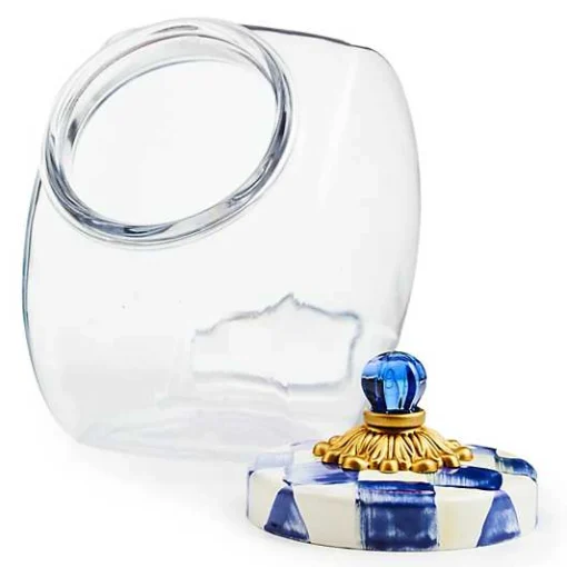 Sweets Jar with Royal Check Lid