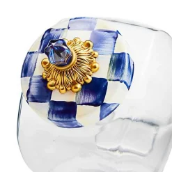 Sweets Jar with Royal Check Lid