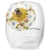 Sweets Jar with Wildflowers Blue Lid