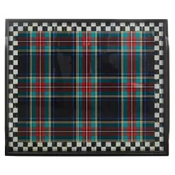 Tartan Black Butler's Tray