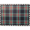 Tartan Black Cork Back Placemats, Set of 4
