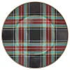 Tartan Black Dinner Plate