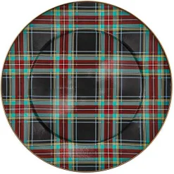 Tartan Black Serving Platter