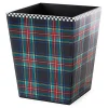 Tartan Black Waste Bin
