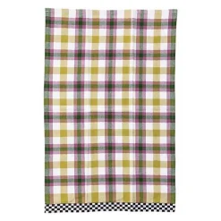 Tartan Check Assorted Woven Dish Towels, Set of 3