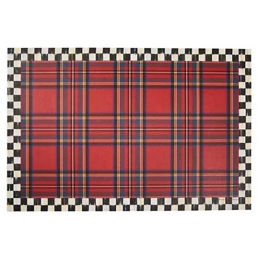 Tartan Red 2' x 3' Floor Mat