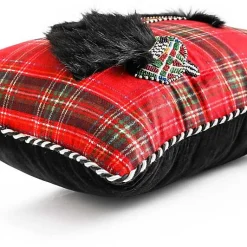 Tartan Scottie Lumbar Pillow