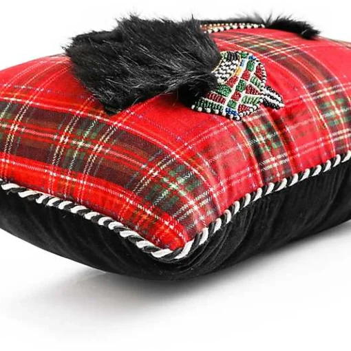 Tartan Scottie Lumbar Pillow