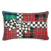 Tartastic Bow Lumbar Pillow