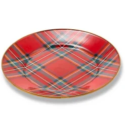 Tartastic Enamel Dinner Plate - Red