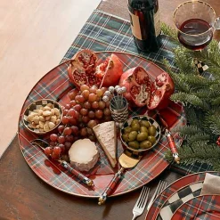 Tartastic Enamel Serving Platter - Red