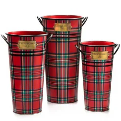 Tartastic Flower Buckets, Set of 3